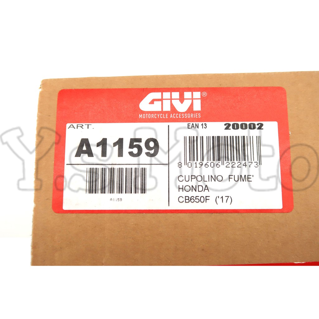 Y.S GIVI A1159 Honda CB650F 風鏡/小風鏡/擋風鏡/風鏡/整流罩 17-18