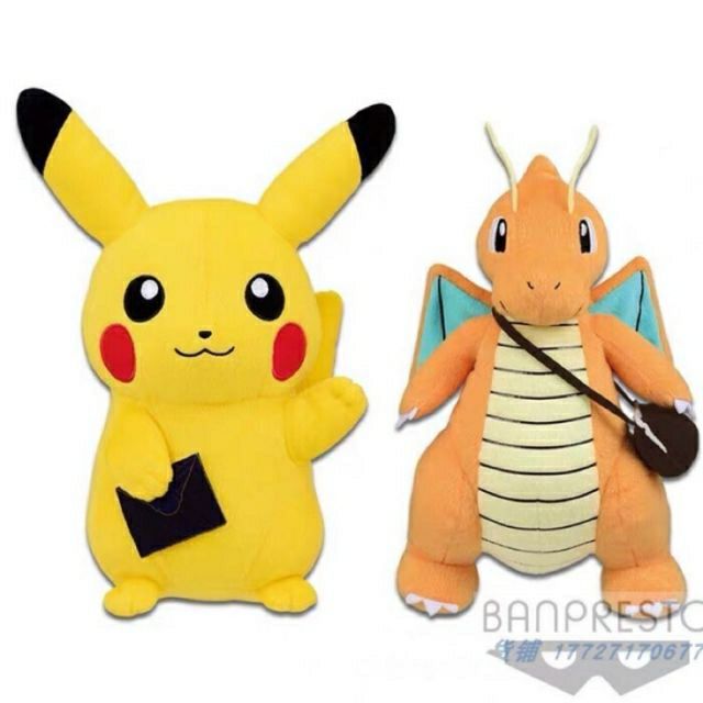 精靈寶可夢pokemon 超夢的逆襲Evolution 皮卡丘 快龍 郵差版 全兩種 正版日貨 玩偶娃娃