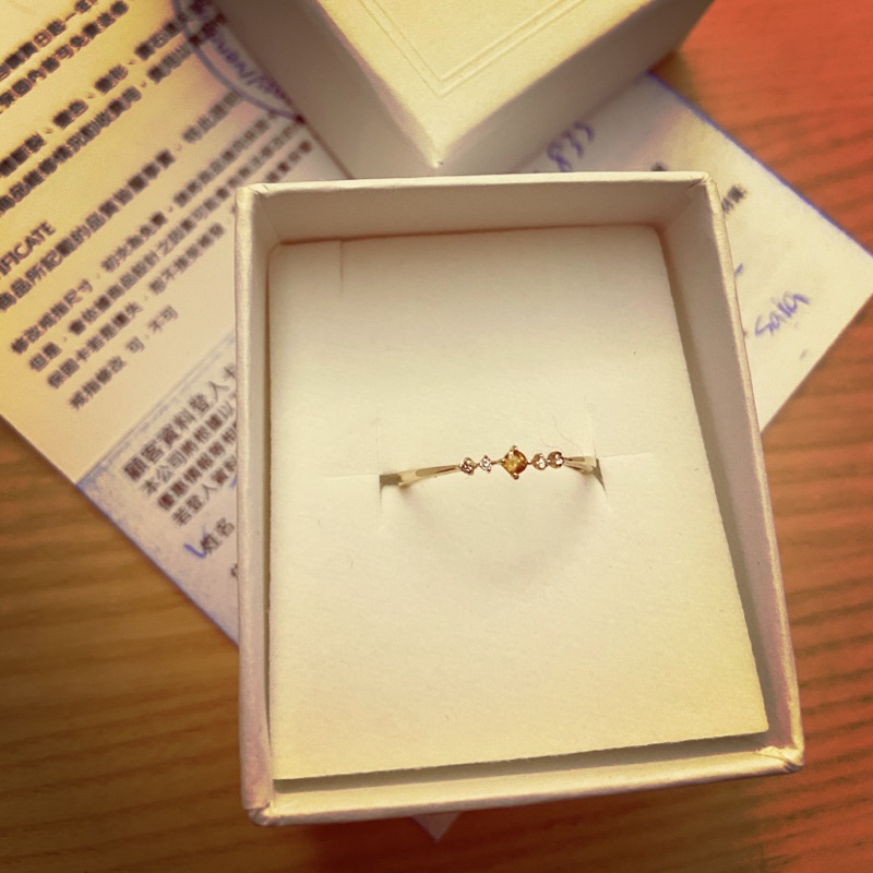 VA Vendome Aoyama 日本輕珠寶 10K黃 戒指 專櫃購入 情人節禮物 日系輕珠寶 降價