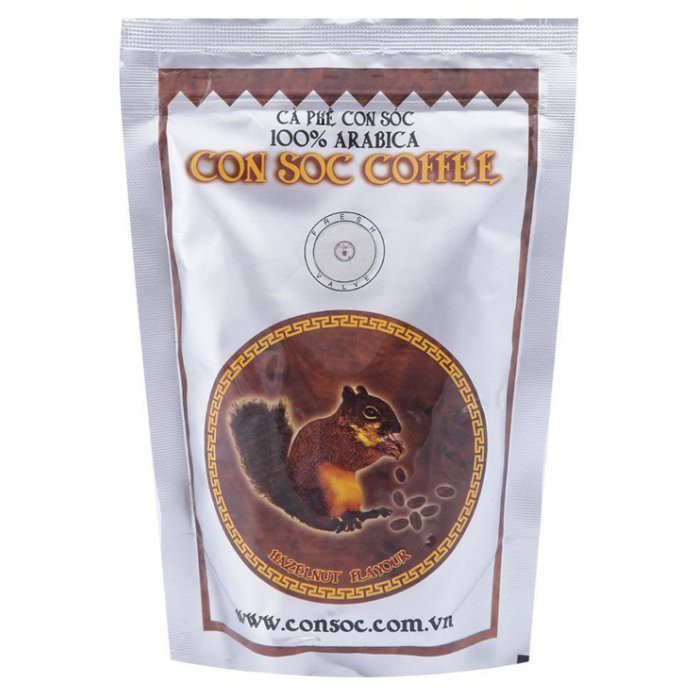 持續補貨中 騎士風~ 松鼠 CON SOC 阿拉比卡+羅布斯塔 咖啡粉 (100克)