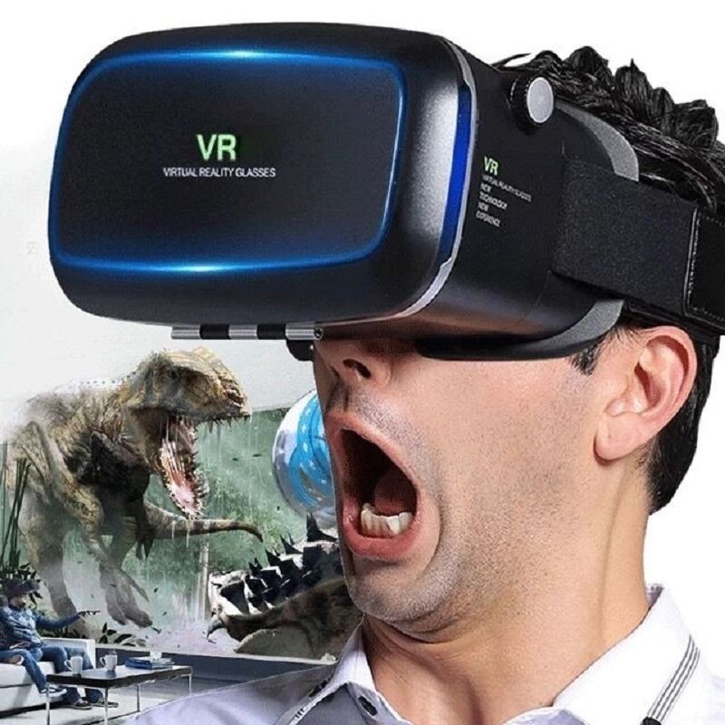 VR眼鏡虛擬現實手機3D眼鏡智能游戲頭盔式愛奇藝VR一體機攜帶頭盔