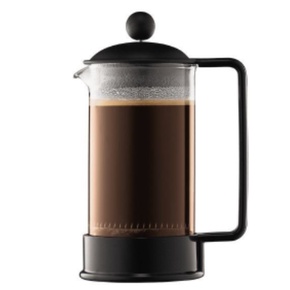 丹麥 Bodum BRAZIL 350ml 12-ounce 法式濾壓壺 法式濾壓咖啡壺 (黑色-1543-01us)