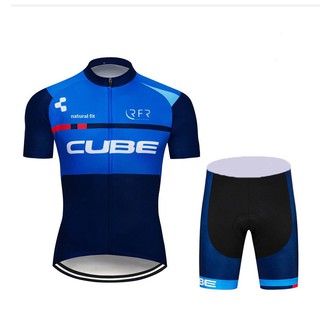 Cube 騎行服套裝騎行短褲短袖騎行套裝自行車騎行服