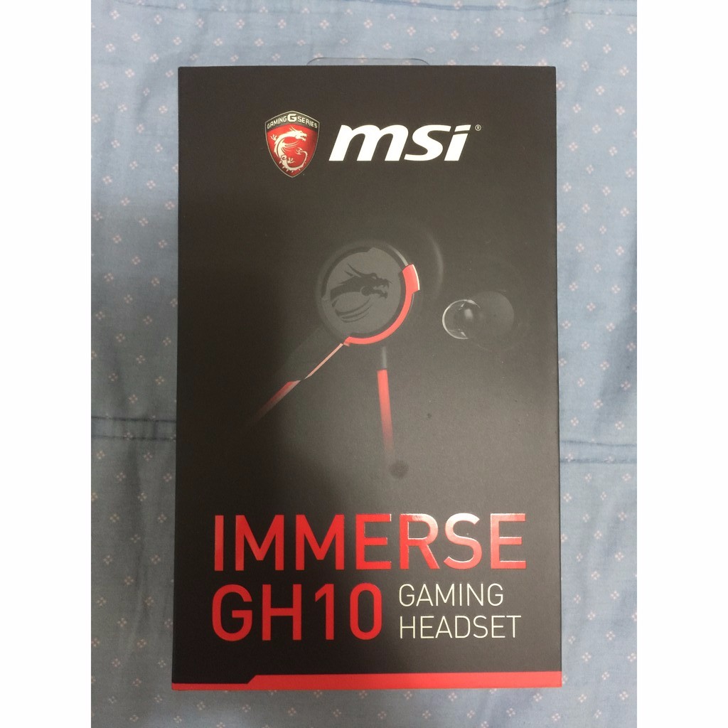 MSI IMMERSE GH10 耳塞式電競耳機