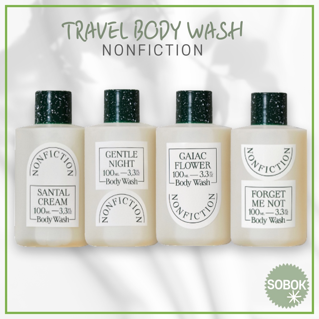 [NONFICTION] 旅行沐浴露 100ml (4 香) / 旅行大小的沐浴露 Body Wash