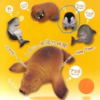 熊貓之穴 T-ARTS TAKARA-TOMY 休眠海洋動物園 扭蛋-企鵝