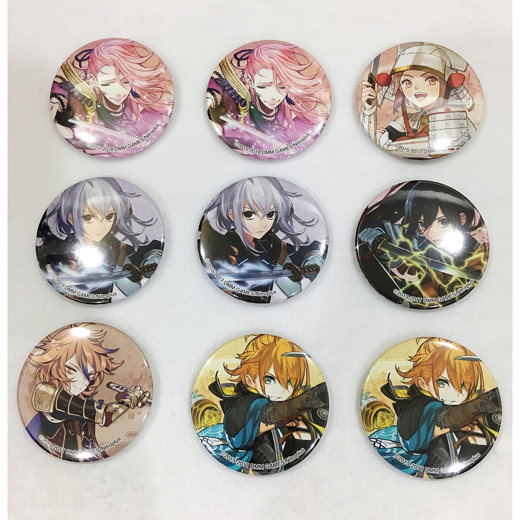 全新 刀劍亂舞極化徽章 戰鬥版 大俱利長谷部太鼓鐘貞宗粟田口左文字虎徹同田貫 刀剣乱舞 蝦皮購物