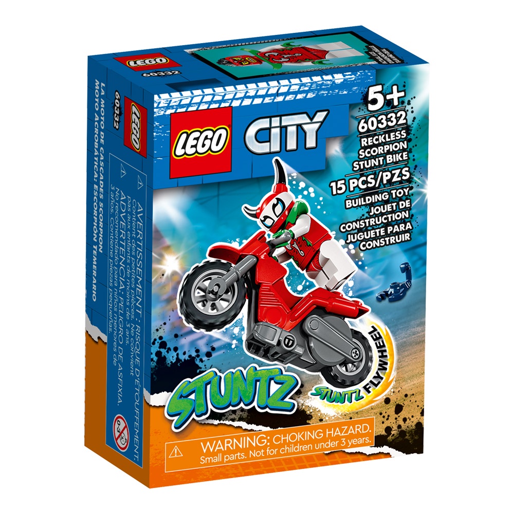 LEGO樂高 LT60332蠻橫魔蠍特技摩托車2022_City 城市系列