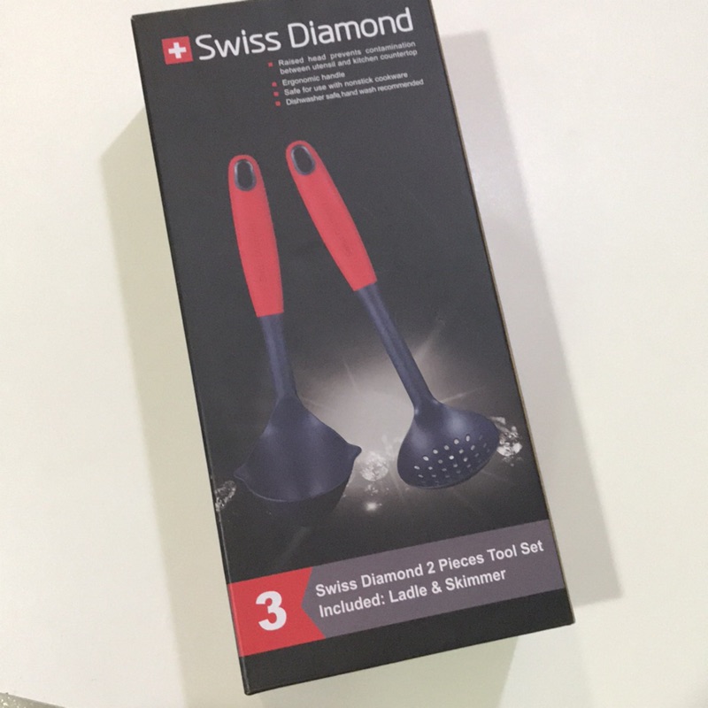 Swiss Diamond瑞仕鑽石湯勺+漏勺