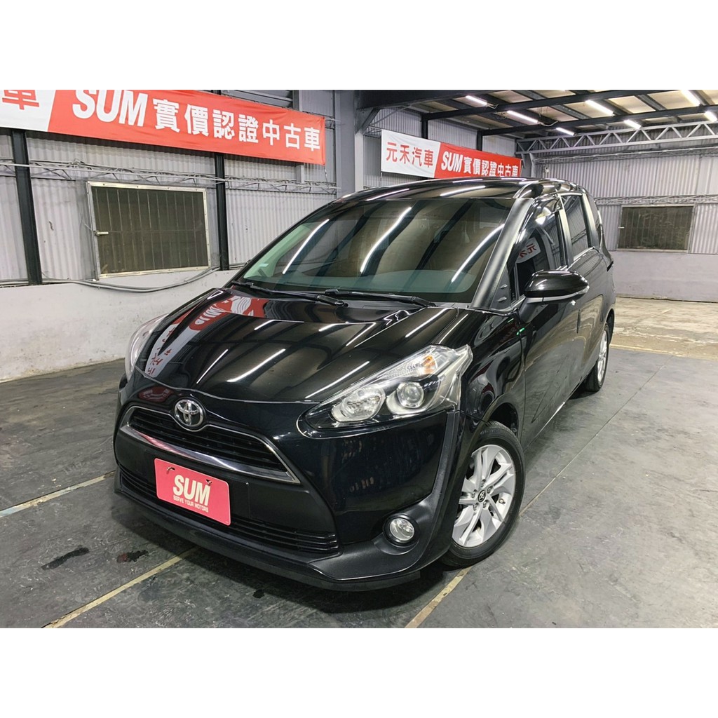 『二手車 中古車買賣』2017 Toyota Sienta 7人座豪華＋ 實價刊登:48.8萬(可小議)