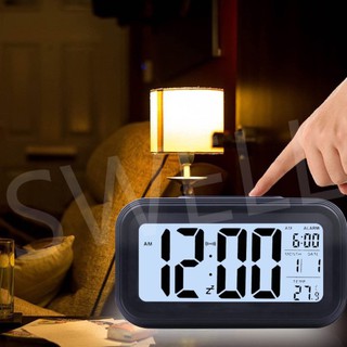 【喬安】馬卡龍色大螢幕電子式溫度顯示鬧鐘 鬧鐘 時鐘