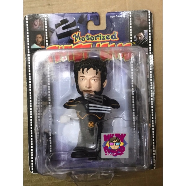 ｛克拉克玩具｝絕版 漫威 toy biz X戰警 金鋼狼 Q版公仔 發條玩具
