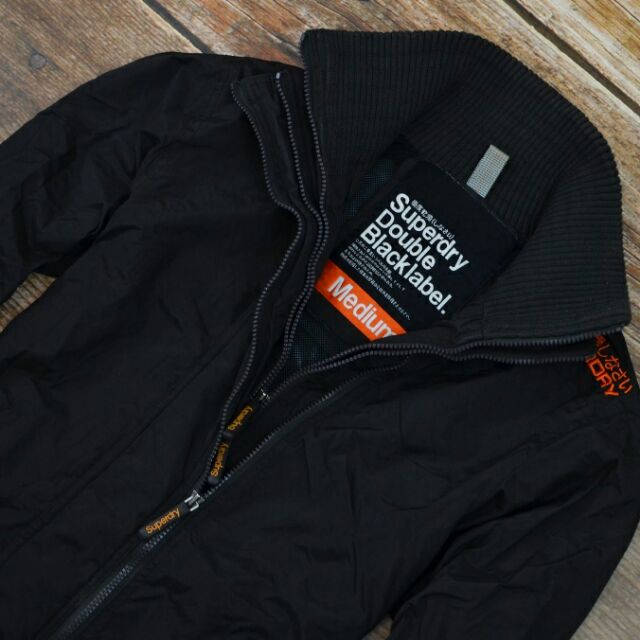 Superdry 極度乾燥 正品 三層拉鍊 男防風立領外套