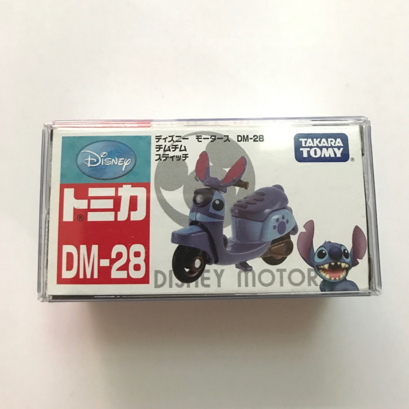 Tomica 迪士尼 史迪奇機車 DM-28 含膠盒