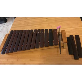 柚木木琴8音符泰國傳統打擊樂器工藝木雕擺件配琴槌調音器 Yo 蝦皮購物