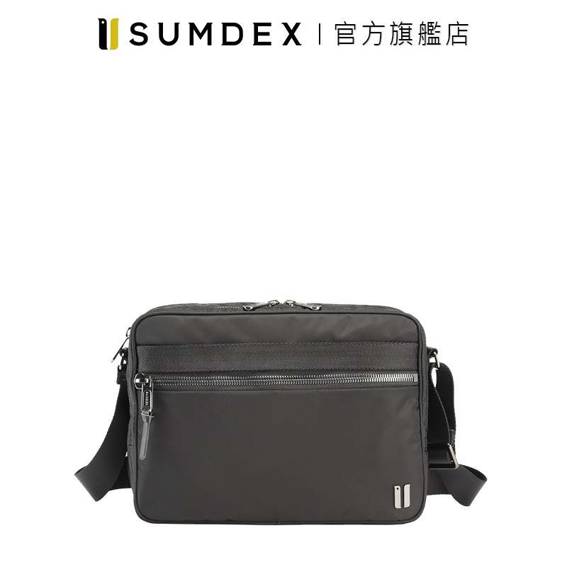 Sumdex｜都會方形雙層側肩包 NOD-786BK 黑色 官方旗艦店