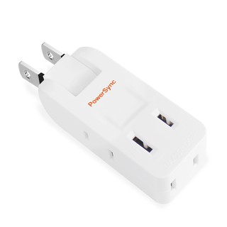 群加PowerSync 2P 4插防雷擊180度旋轉壁插