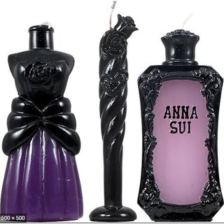 【賠本清倉】ANNA SUI/安娜蘇/全新未使用/原廠公司貨/魔法經典迷你蠟燭/三入/經典紫色/香港製/經典紫色/絕版品