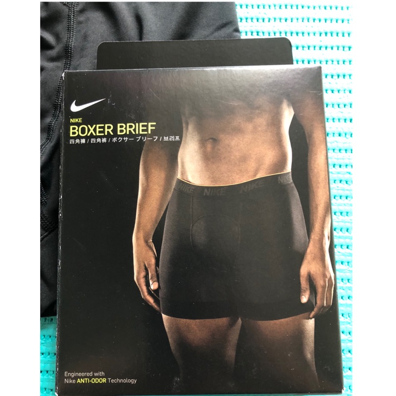Nike boxer brief 透氣 排汗 運動內褲 涼感 有彈性 黑色 素面 XXL