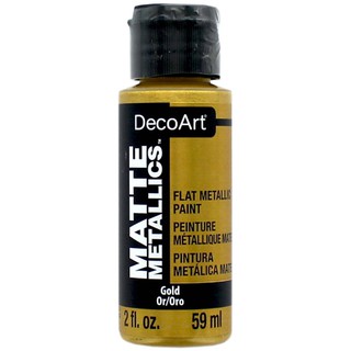 DecoArt 金色 Gold 59 ml Matte Metallics 啞光金屬 金屬顏料 DMMT02 (美國)