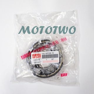 《MOTOTWO》YAMAHA 山葉原廠 勁風光後鼓煞 09年後噴射用 剎車塊 來令片 5SU-WF53E-10