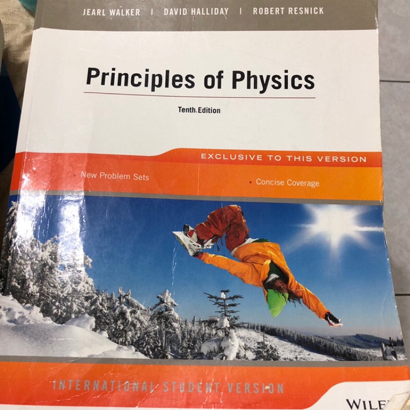 Principles of physics 大學用書 二手書 五成新
