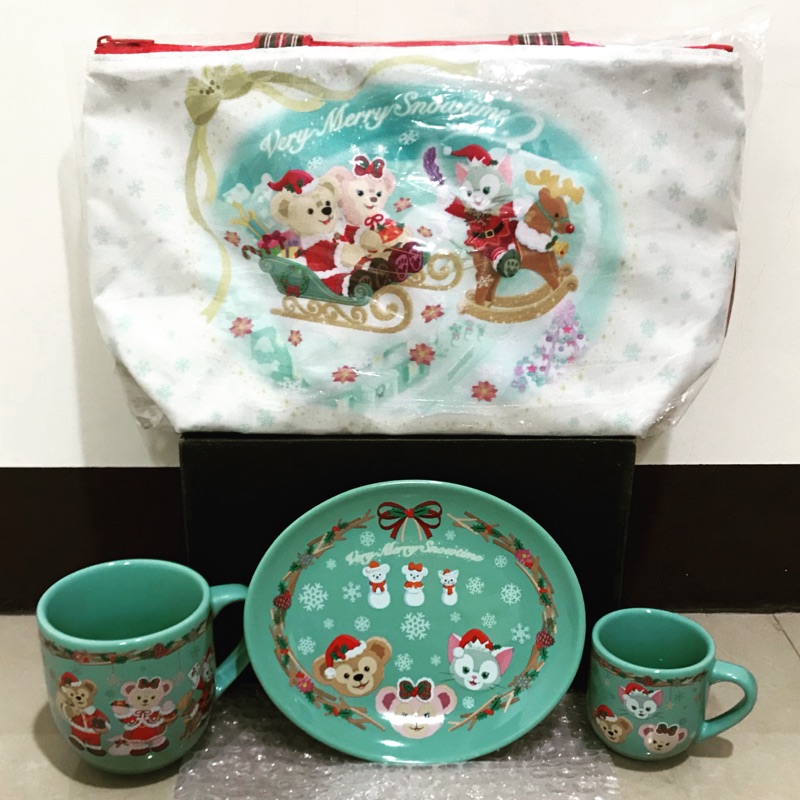 日本 🇯🇵 東京迪士尼海洋 2016 冬季聖誕節 達菲系列商品 達菲 雪莉玫 畫家貓
