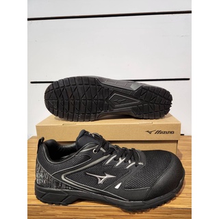 【MIZUNO】MIZUNO VS 透氣系列 防護鞋 塑鋼頭 工作鞋 黑色 - F1GA201009