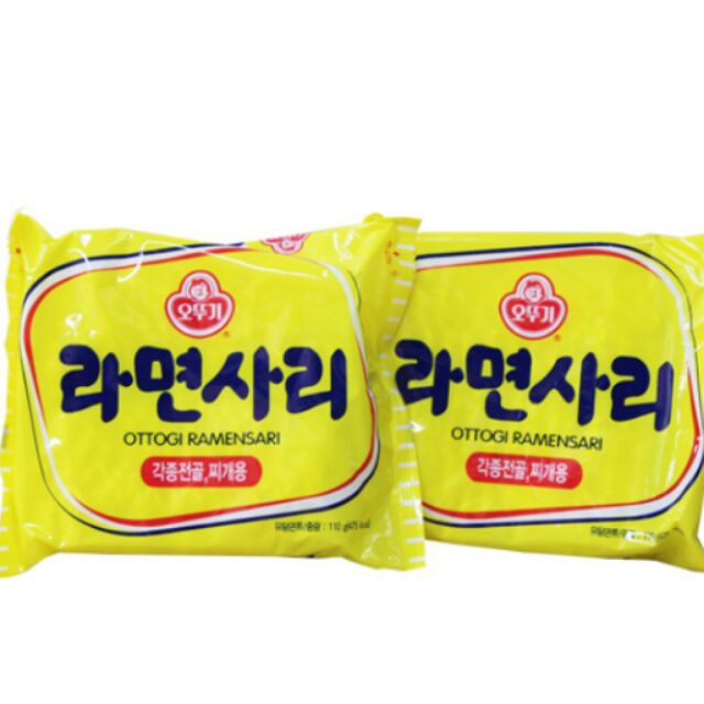 韓國 外銷版 不倒翁 OTTOGI   Q拉麵 純麵條 無調味包 泡麵  110g/包 單包