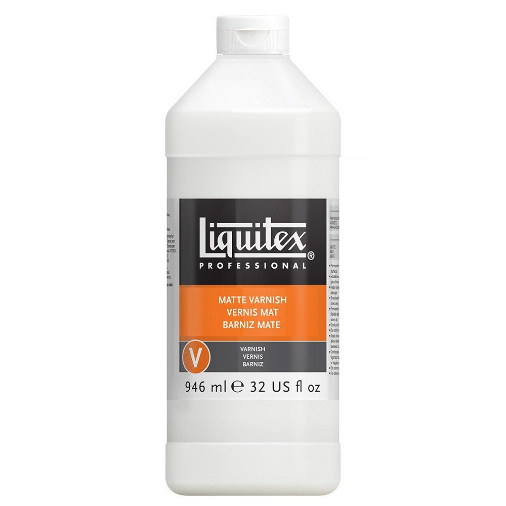 【板橋酷酷姐美術】Liquitex麗可得Matt varnish消光面畫面保護凡尼斯946ml！壓克力顏料專用！