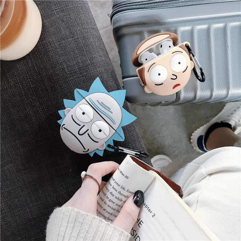 Rick And Morty 矽膠保護套兼容 Apple Airpods Pro 保護套 1 2 3 軟無線藍牙耳機保護