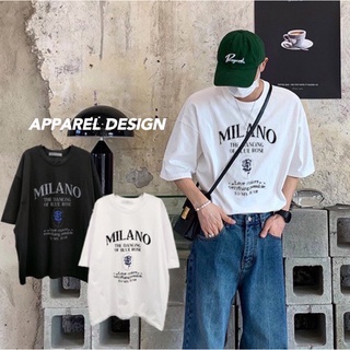 【APPAREL DESIGN】Oversize MILANO 斑駁玫瑰 寬鬆短袖 寬鬆短Tee