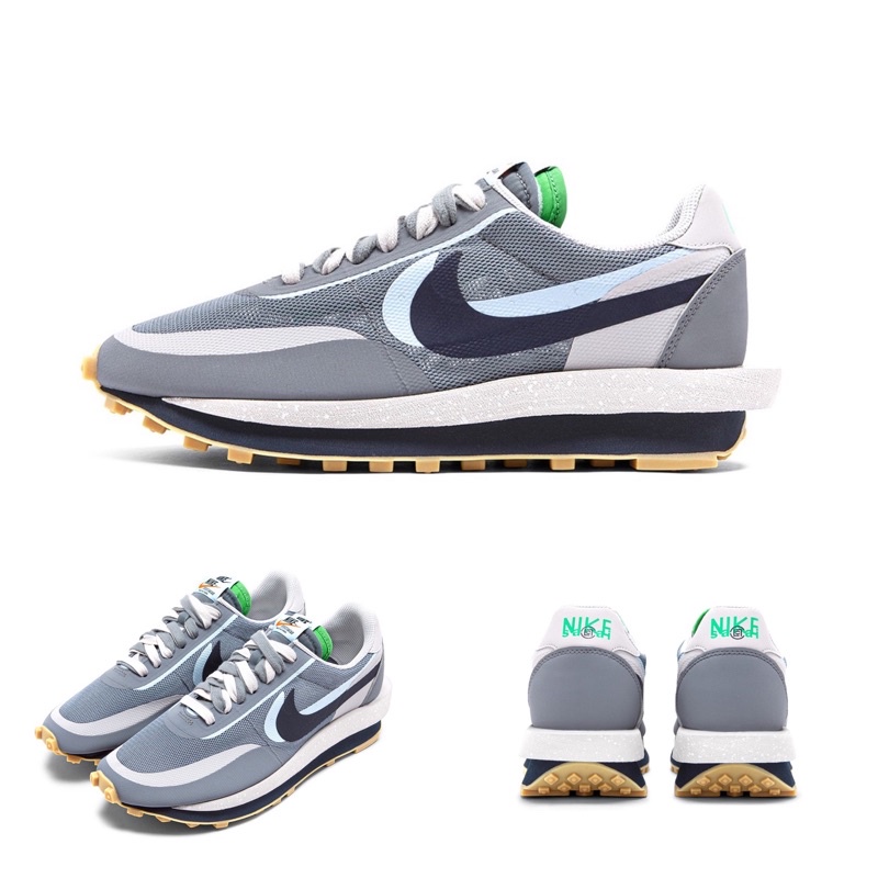 Quality Sneakers - CLOT x Sacai x Nike LDWaffle 灰 DH1347-001