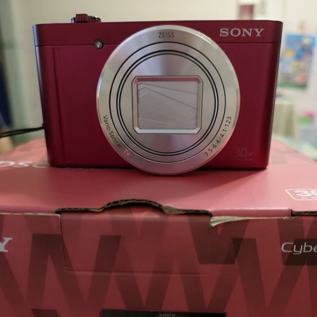 二手 SONY DSC-WX500(公司貨）相機 紅色/9成新 保固內