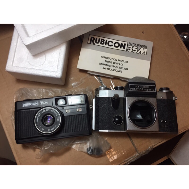 [老相機]RUBICON 35M /日本製造/原廠盒裝/故障