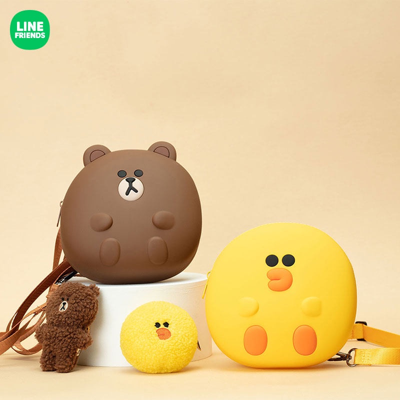 絕版品 現貨【LINE FRIENDS】可愛雙肩包 布朗熊大 莎莉  時尚可愛 布朗  背 包收納 兒童小書包