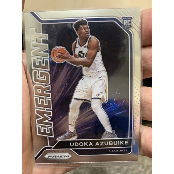 NBA球員卡 2021 Hoops 爵士隊潛力新秀Udoka Azubuike RC新人金屬卡！（非Kobe )