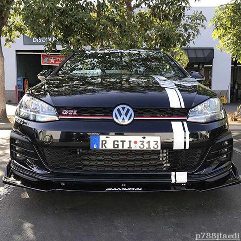 X Golf改裝 福斯高爾夫6 7 7 5改裝前下巴rline Gti改裝前包圍定風翼golf改裝 蝦皮購物