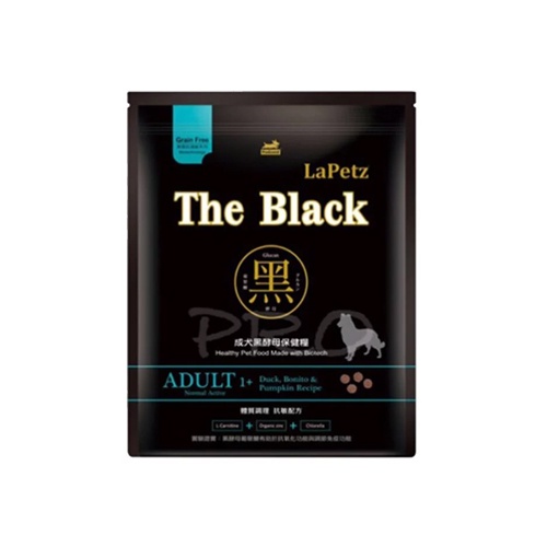 【LaPetz 樂倍】The Black黑酵母無穀保健糧-成犬 1.5kg/5kg