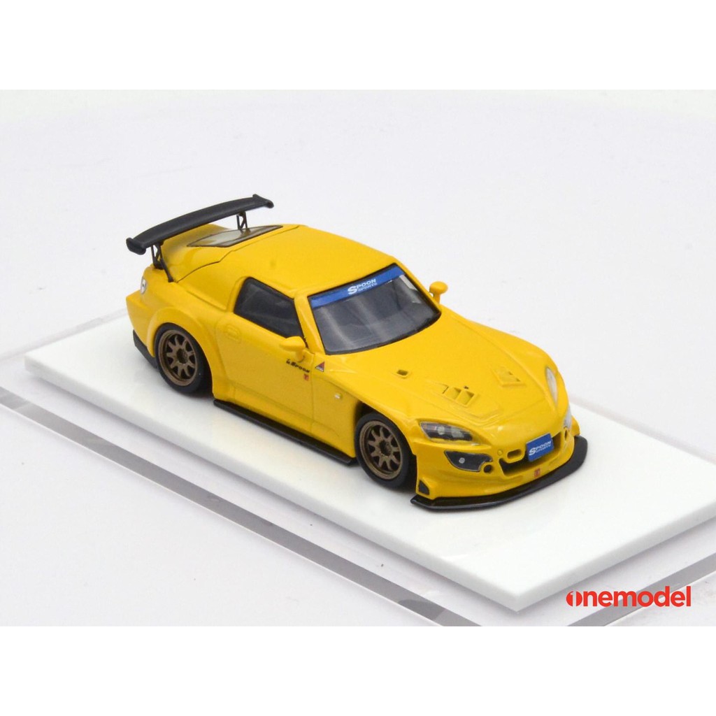 名車館 Onemodel Honda S00 Spoon Street Ver 黃色1 64 蝦皮購物