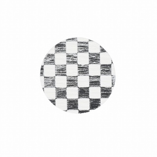 ☆╮Jessice 雜貨小鋪╭☆日本進口 日式 市松紋 圖案 銀色 和風 禮品 封口 貼紙 直徑3cm 32枚
