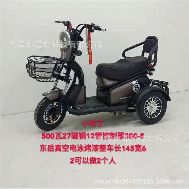 電動三輪車成人三輪電瓶車老年電動代步車單雙人可進電梯 蝦皮購物