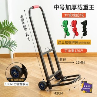 💖臺灣公司＋發票💖行李拖車 拉貨手拉車輕便買菜購物小推車折疊便攜家用行李載重王拖車拉桿車