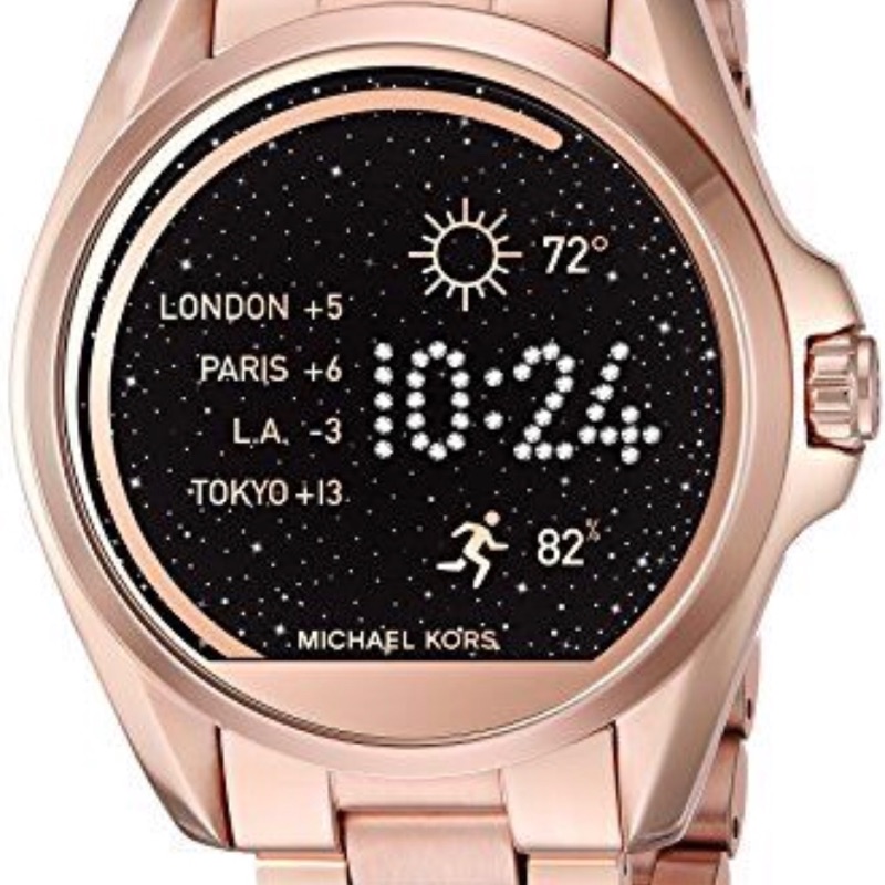 MICHAEL KORS Smartwatch MK智慧型手錶-玫瑰金/45mm 智能錶 電子錶 MKT5004