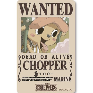 【7-11 icash2.0】航海王 懸賞圖 喬巴 海賊王 one piece 愛金卡 儲值卡 icash