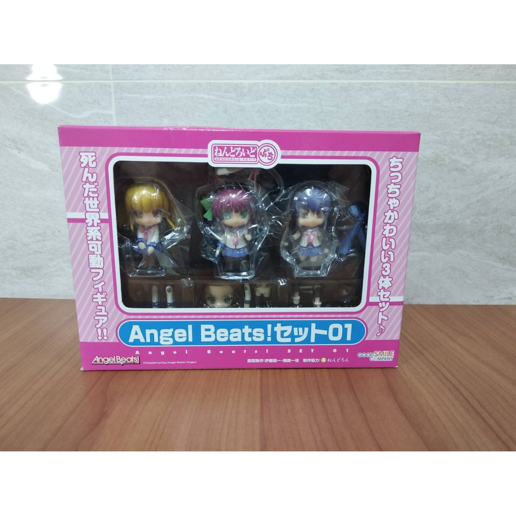 日版angel Beats 天使心跳天使的脈動由理遊佐椎名小黏土人01 蝦皮購物