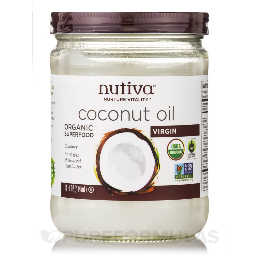 【效期：2020.3】【414ml】【現貨】美國Nutiva 有機冷壓初榨椰子油