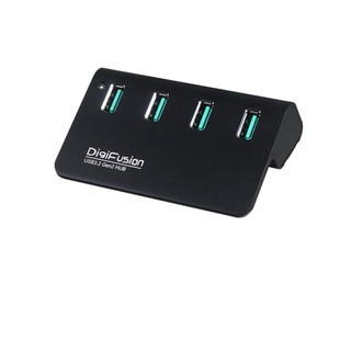 伽利略 USB3.2 Gen2 4埠 Hub 鋁合金 黑色H418S-BK(HUB501/HUB502)