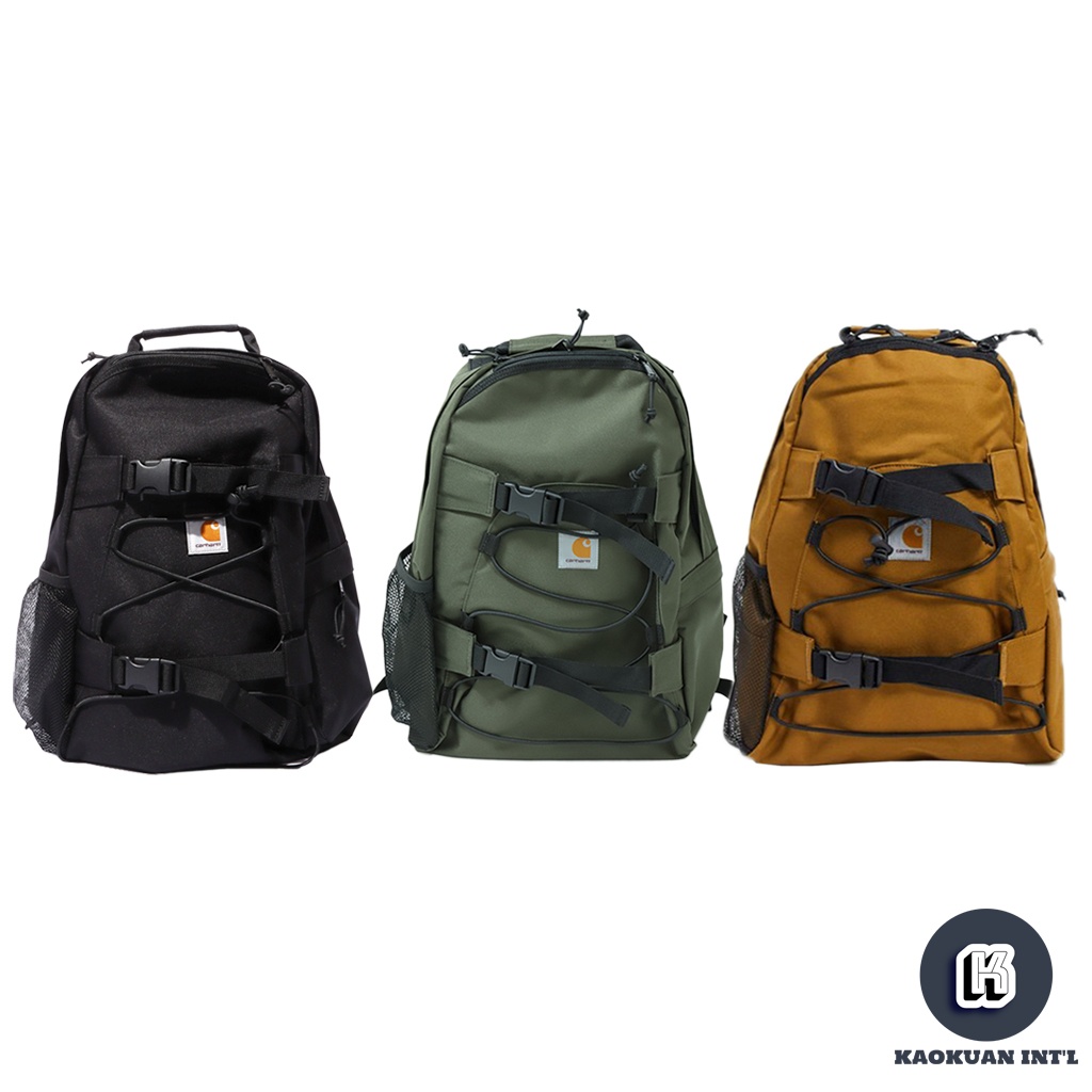 CARHARTT WIP KICKFLIP BACKPACK 歐線 綠色 土黃色 後背包 登山包 多功能【高冠國際】