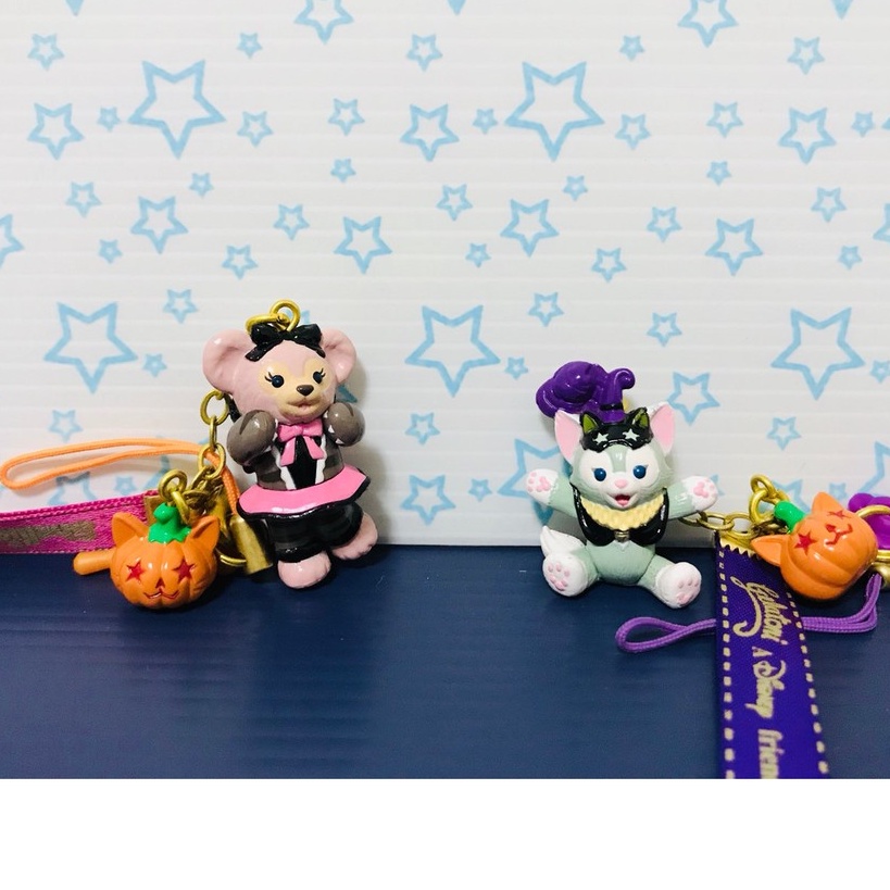 日本迪士尼 達菲熊 雪莉玫 畫家貓 傑拉多尼 吊飾 玩具 海洋迪士尼樂園 絕版 Duffy 萬聖節 南瓜 耳機塞